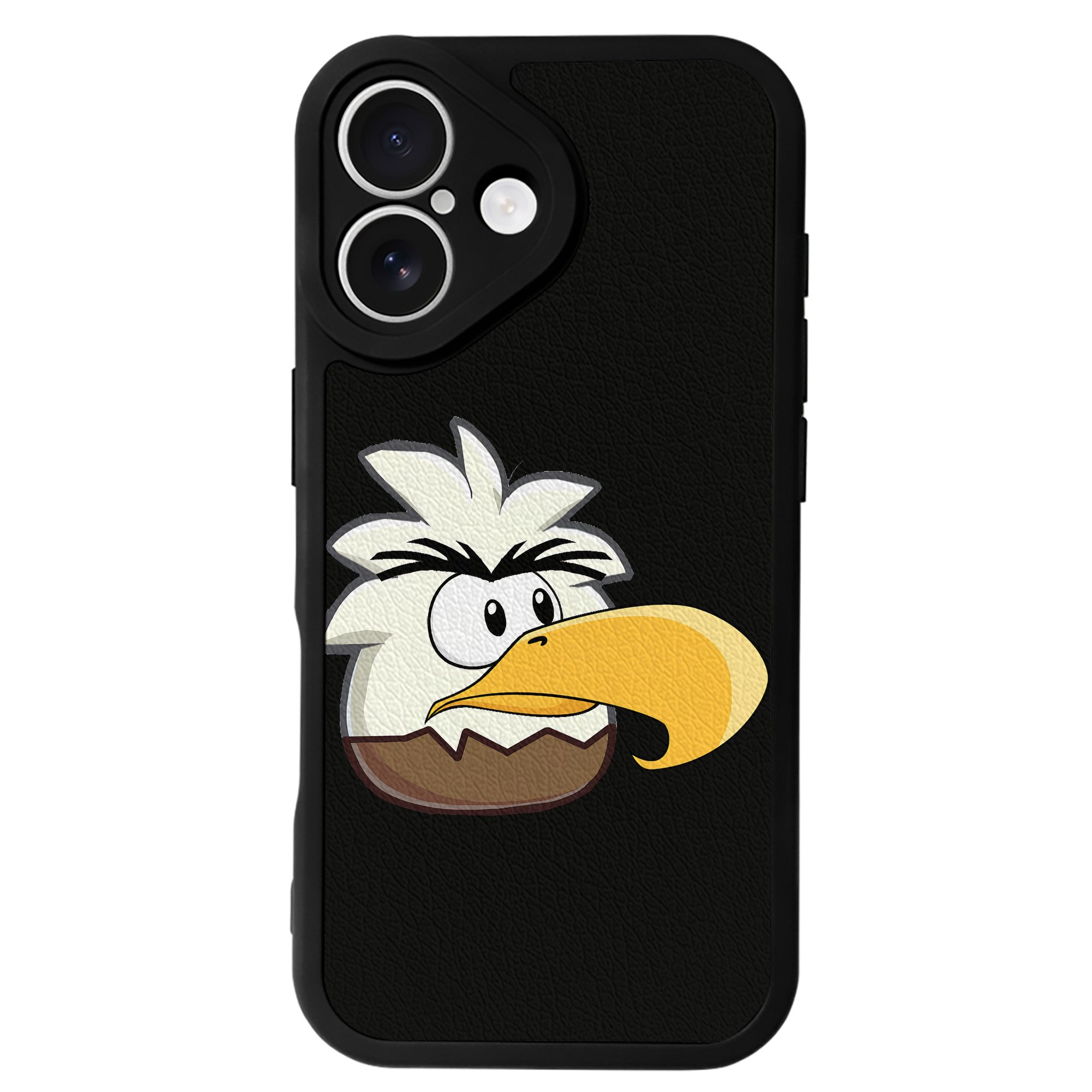 （画像用） Angry Birds アングリーバード 【iPhone 16シリーズ対応】シリコンスマホケース（レザー調） 材質：シリコン